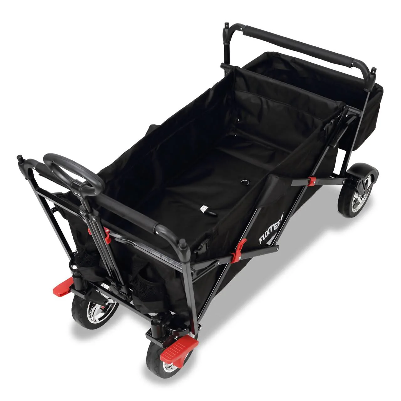 B-WARE Chariot à bras FUXTEC City Cruiser avec toit ouvrant NOIR - Image 7