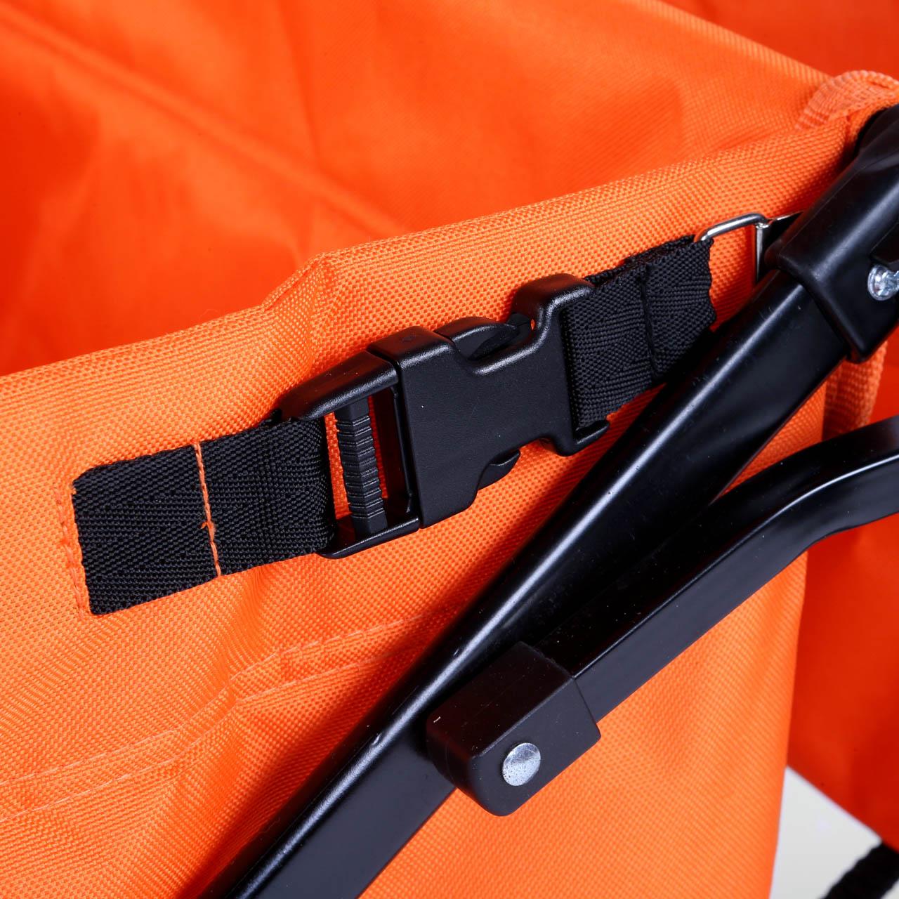 B-WARE Chariot à bras FUXTEC City Cruiser avec toit ouvrant ORANGE - Image 10