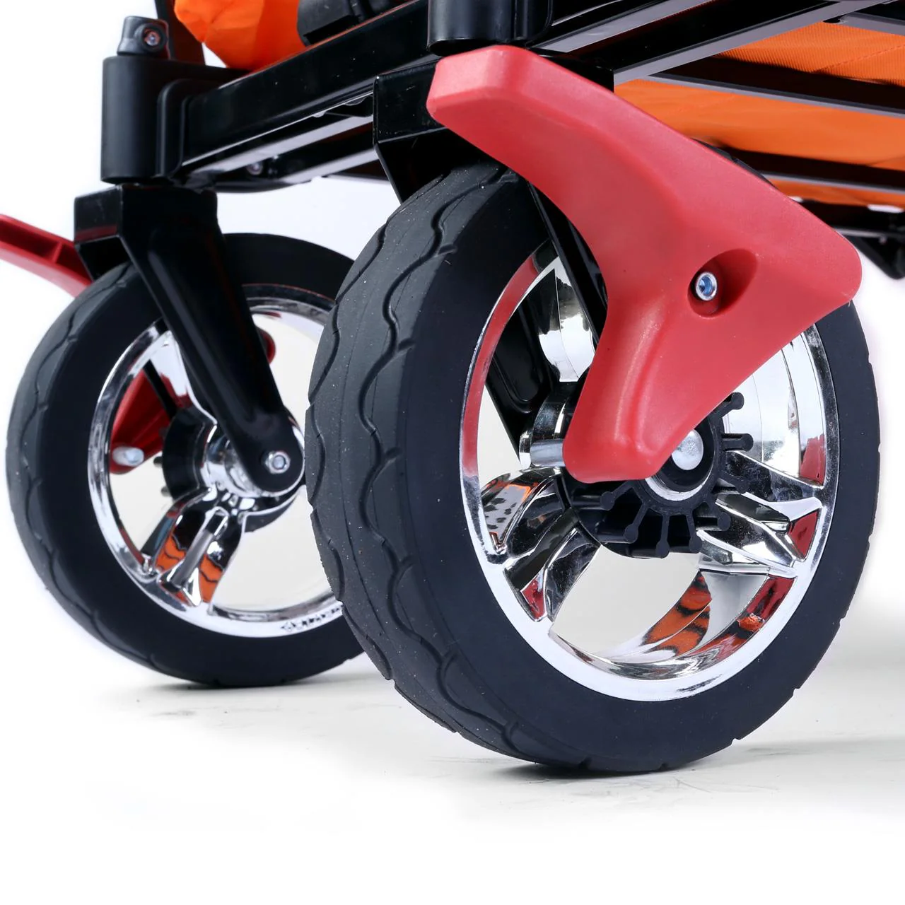 B-WARE Chariot à bras FUXTEC City Cruiser avec toit ouvrant ORANGE - Image 8