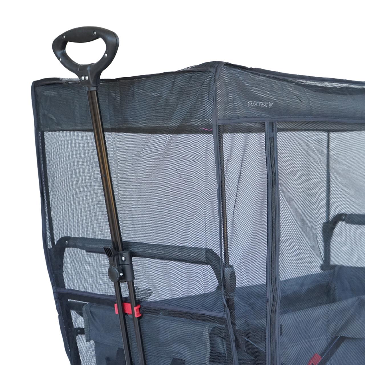 B-WARE FUXTEC - Protection solaire / moustiquaire - chariot de transport City Cruiser - Image 3