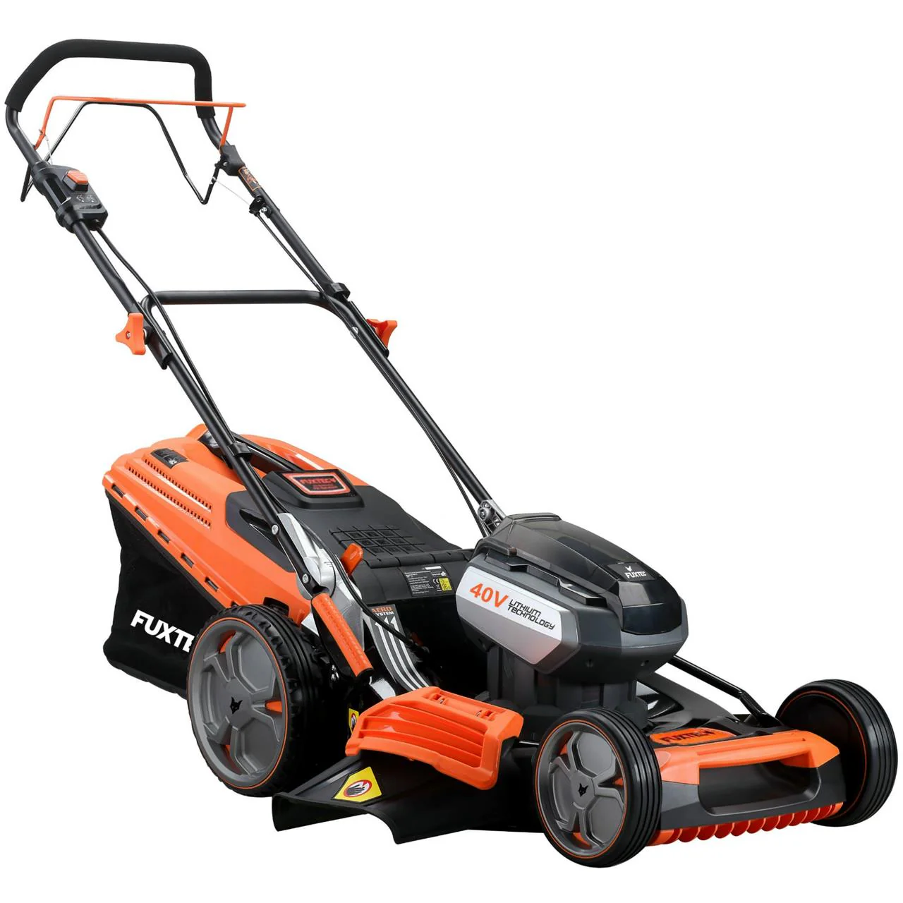 B-WARE Tondeuse à batterie 40 V FUXTEC E148CV – Set avec batterie et chargeur - Image 2