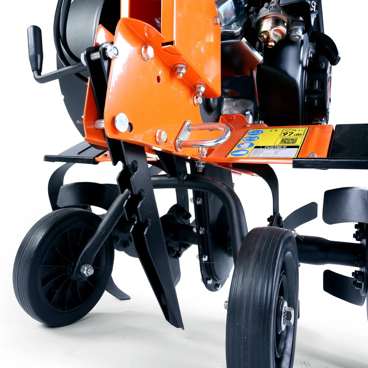B-WARE Motobineuse motoculteur thermique FUXTEC FX-AF1212 avec largeur de travail 85cm - Image 10