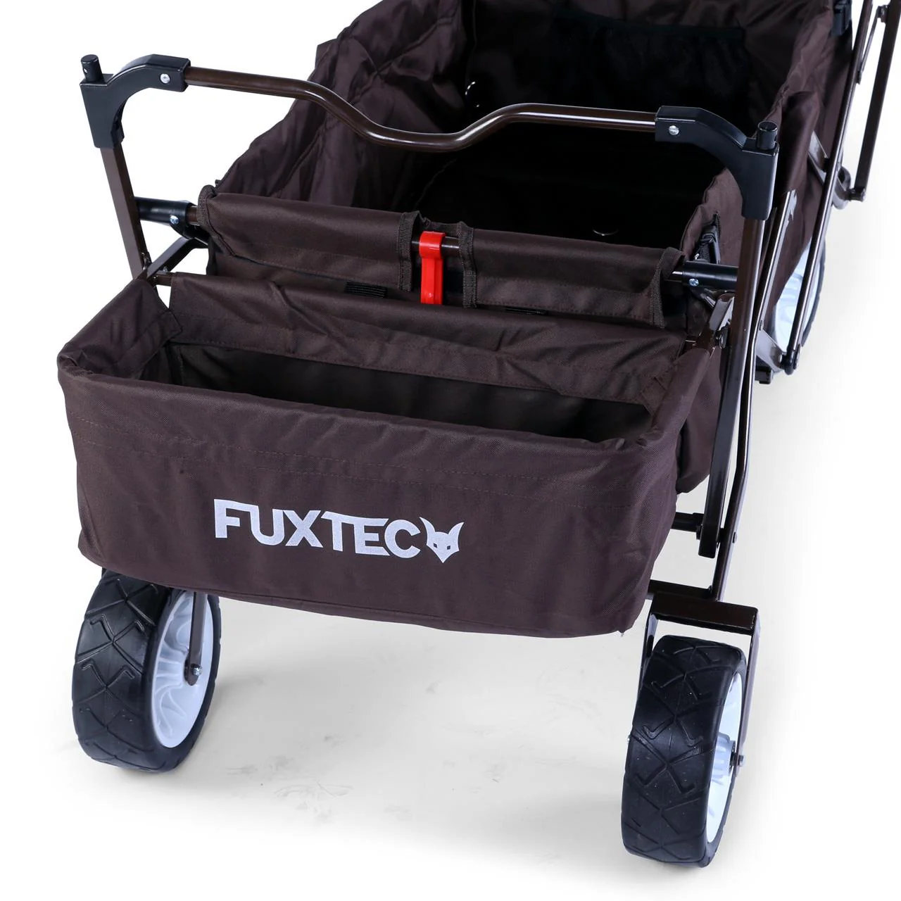 B-WARE FUXTEC Chariot à pédales FX-BW100 MARRON CHOCOLAT - Image 10