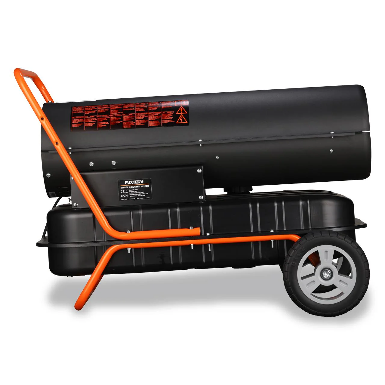 B-WARE Canon à air chaud au fioul FUXTEC - FX-DH116 30 kW de puissance calorifique - Image 6