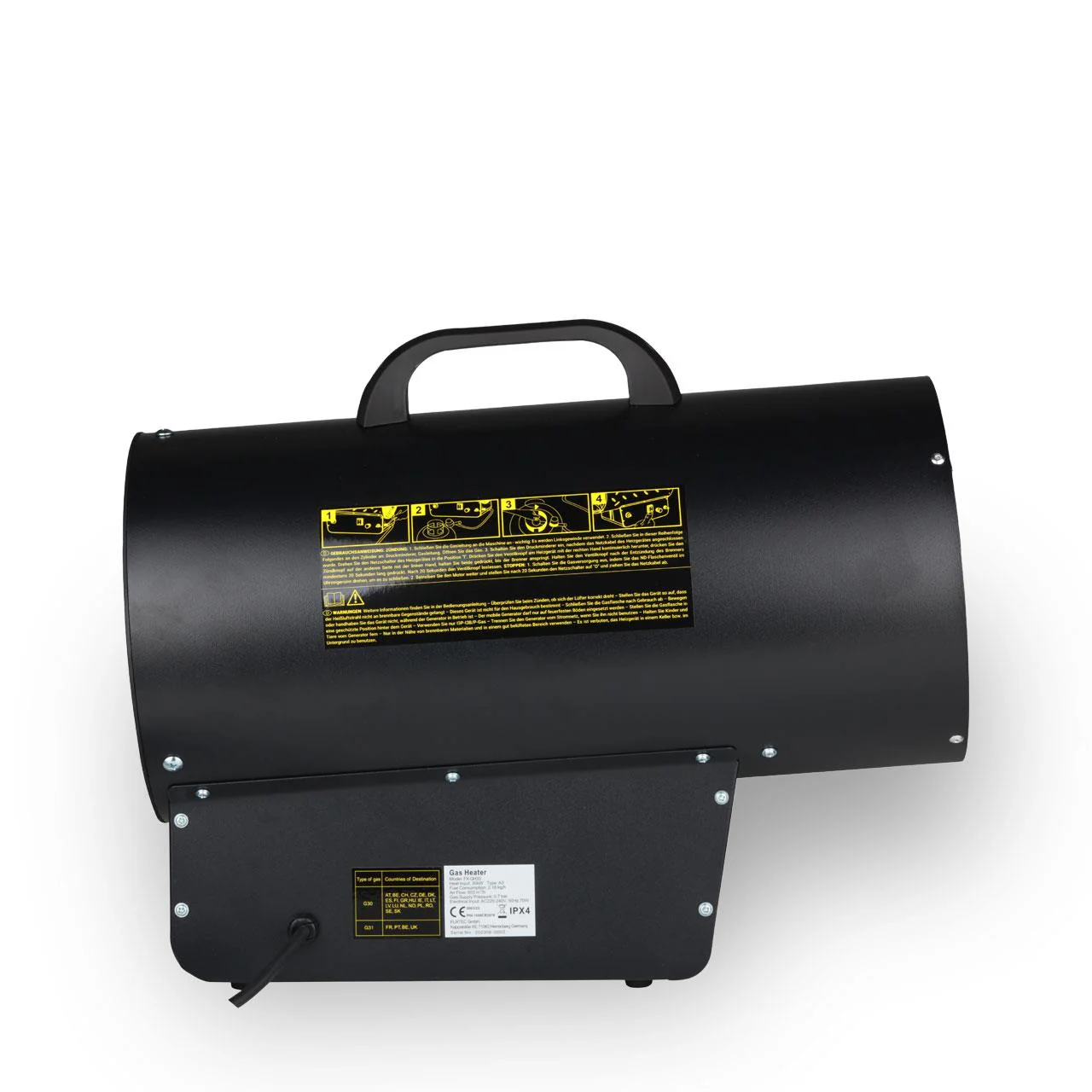 B-WARE Canon à air chaud au gaz 30kW FUXTEC FX-GH33 IMPORT ALLEMAGNE - Image 4
