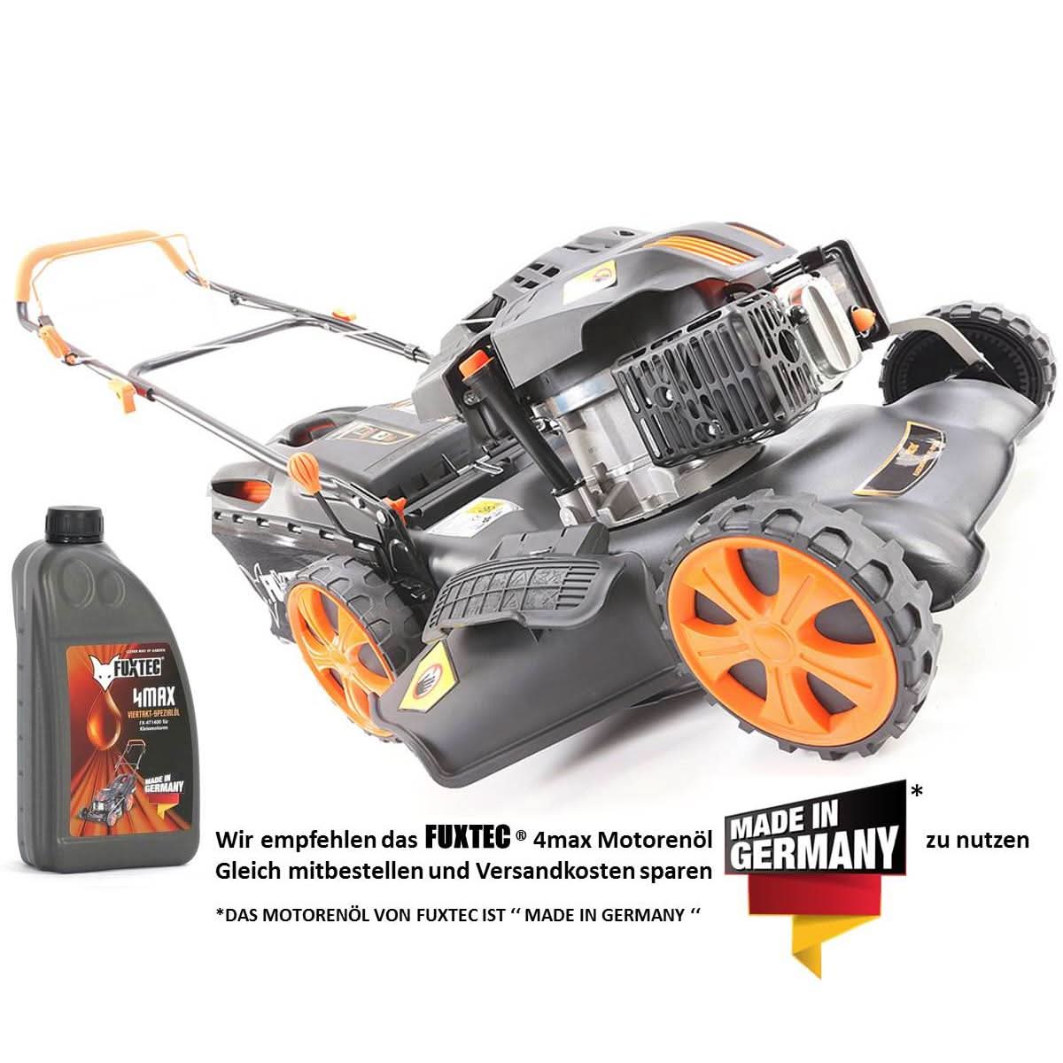 B-WARE FUXTEC FX-RM1860 Tondeuse à essence avec EasyClean