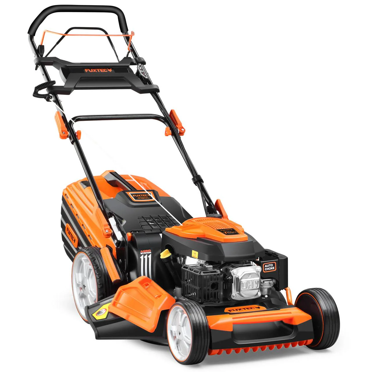 B-WARE Tondeuse thermique professionnelle autotractée FUXTEC FX-RM5396P - 196 cm3