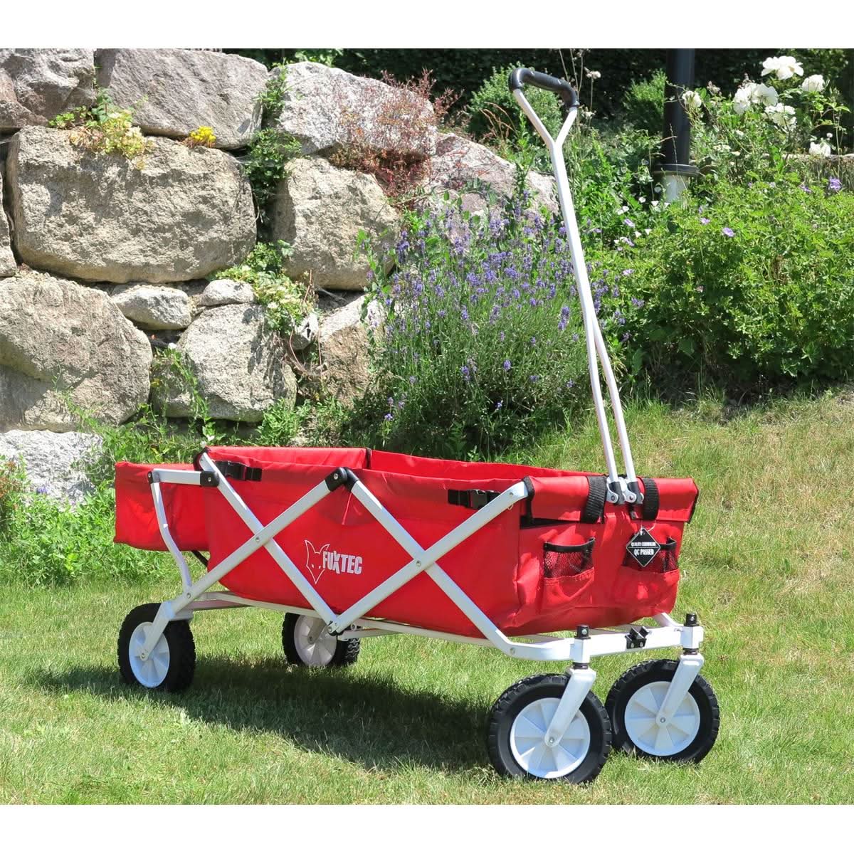 B-WARE FUXTEC Bollerwagen ROT JW-76 - Image 4