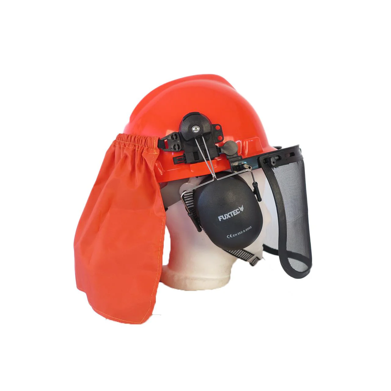 B-WARE Casque de sécurité FUXTEC pour utilisateur de tronçonneuse - Image 2