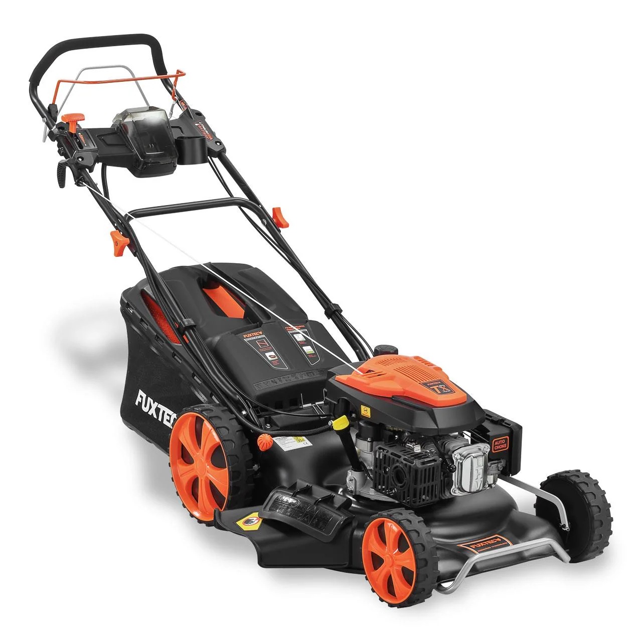 B-WARE Tondeuse thermique démarrage électrique E-Start et vitesse d'autotraction réglable FUXTEC FX-RM5396esPRO