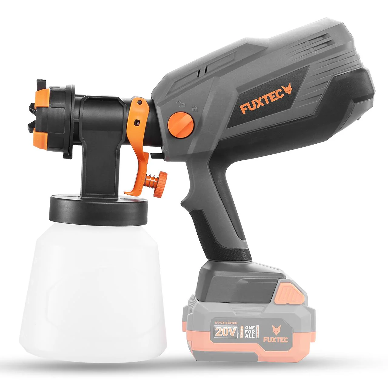 B-WARE Pulvérisateur de peinture batterie 20V FUXTEC FX-E1CSP20 - sans batterie ni chargeur - Image 2