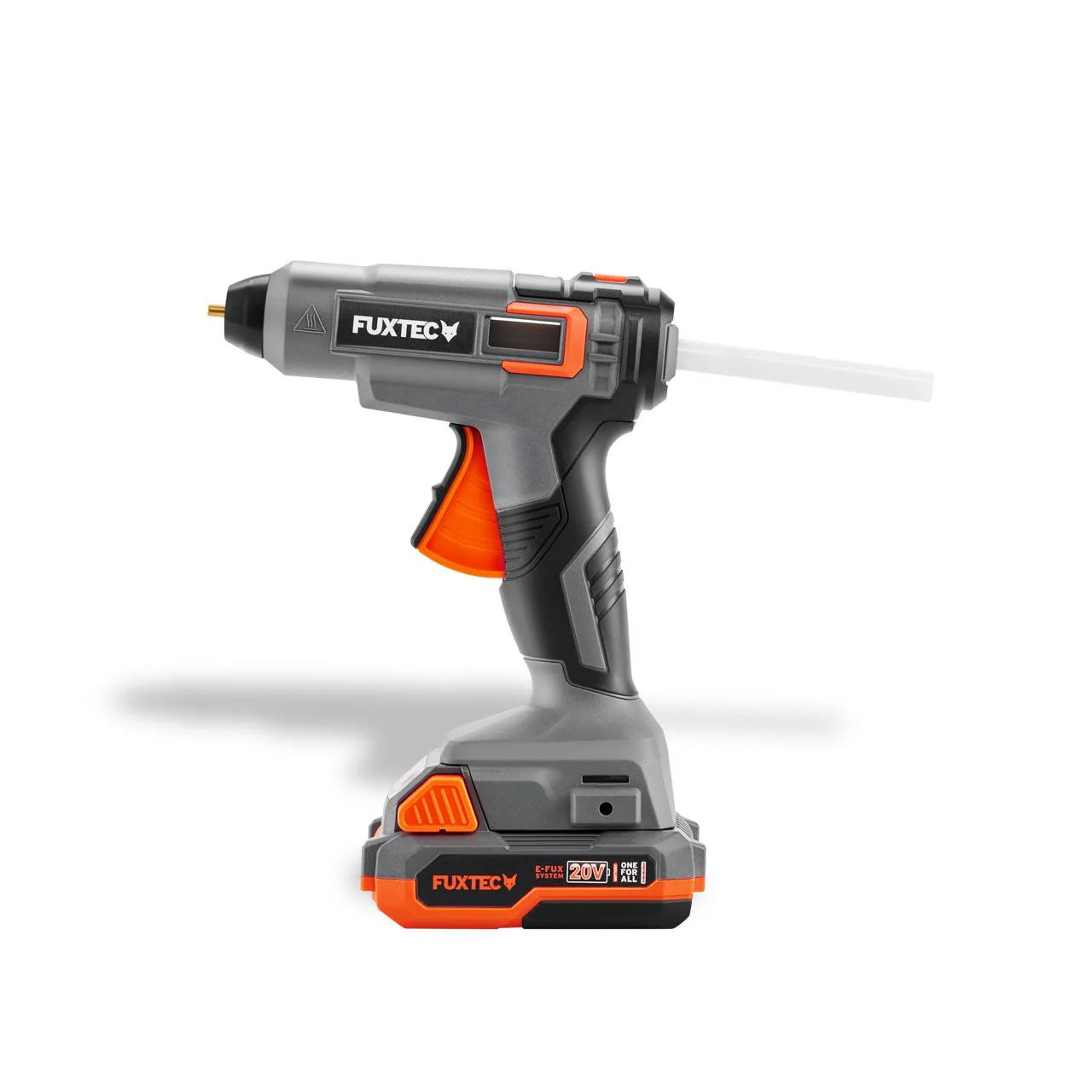 B-WARE Pistolet à colle chaude à batterie FUXTEC 20V FX-E1GG20 SET - avec 1x batterie 2Ah, 1x chargeur 2,4A - Image 4