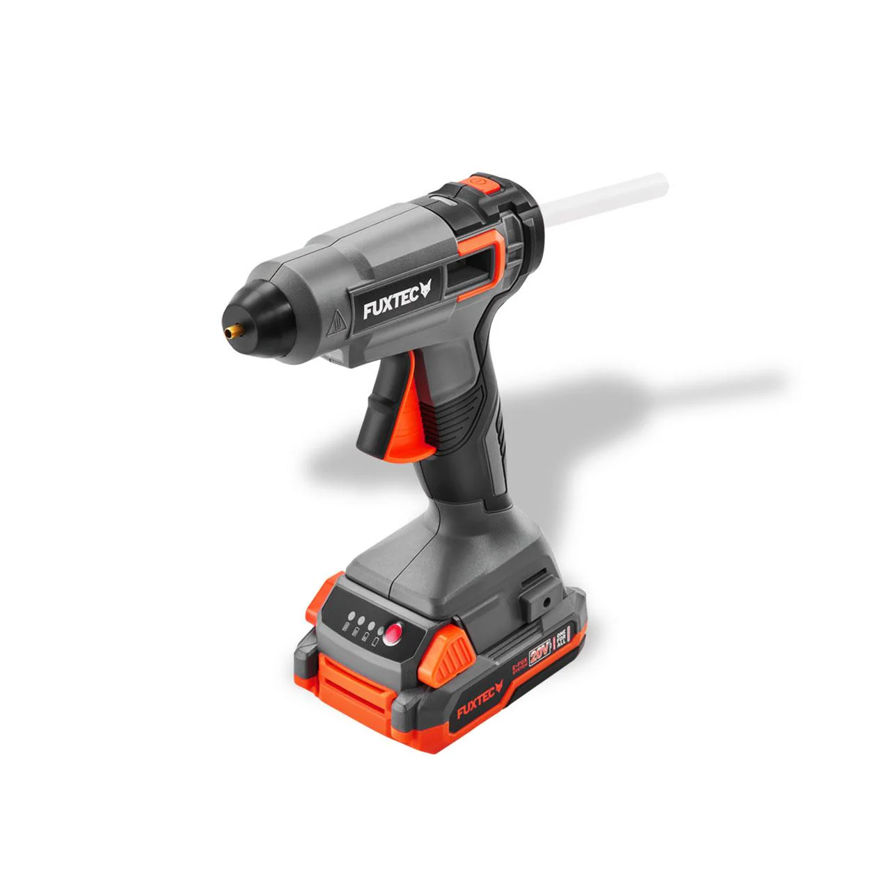 B-WARE Pistolet à colle chaude à batterie FUXTEC 20V FX-E1GG20 SET - avec 1x batterie 2Ah, 1x chargeur 2,4A - Image 5
