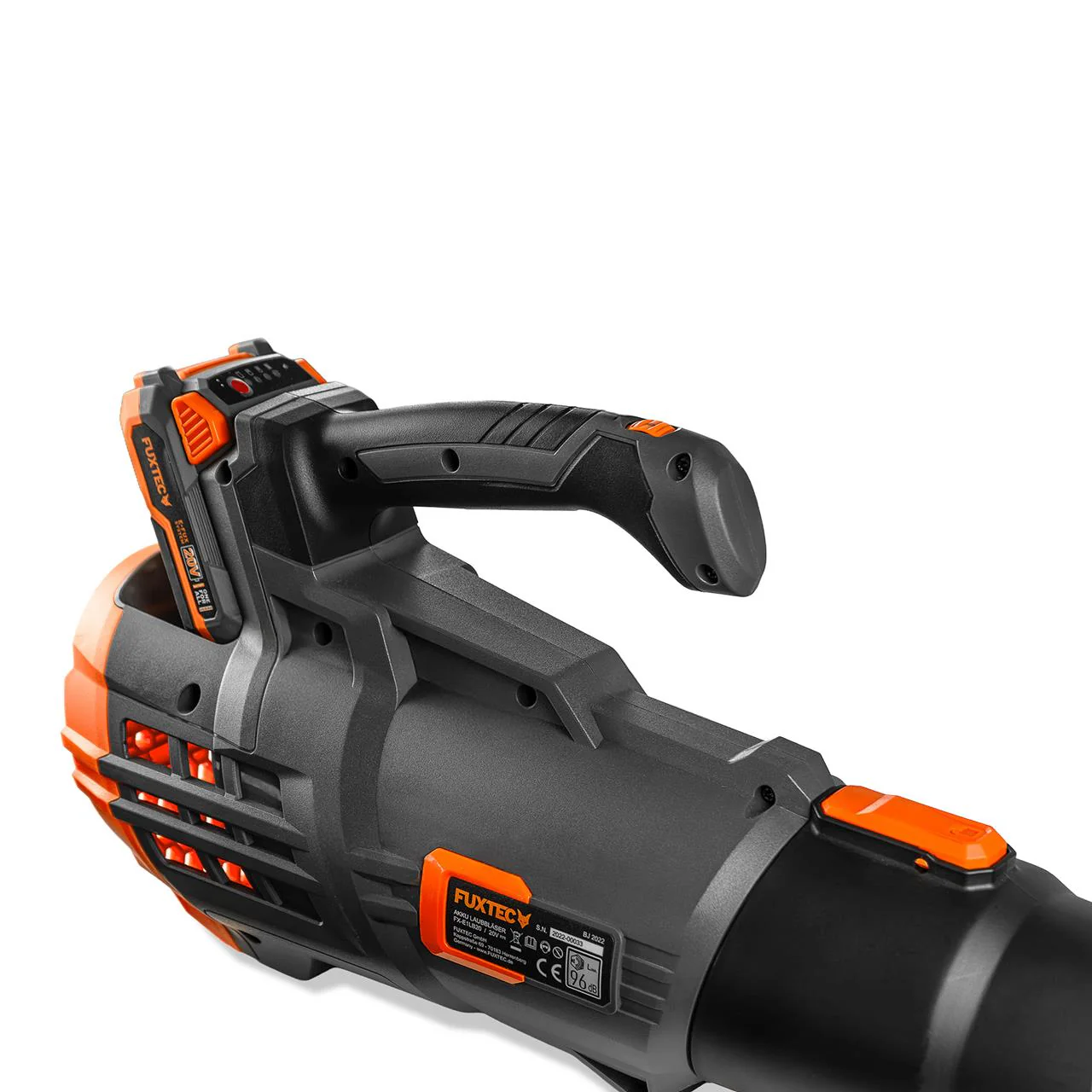 B-WARE Souffleur de feuilles à batterie 20V FUXTEC FX-E1LB20 - set avec 1 batteries 4Ah et chargeur 2,4A - Image 12