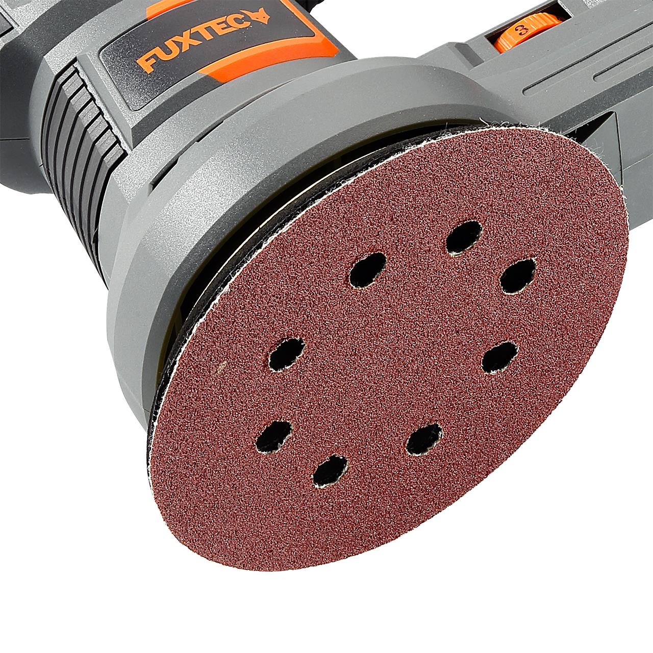 B-WARE Ponceuse excentrique sans fil 20V FUXTEC FX-E1RS20 - Ø125 mm - Sans batterie ni chargeur - Image 7