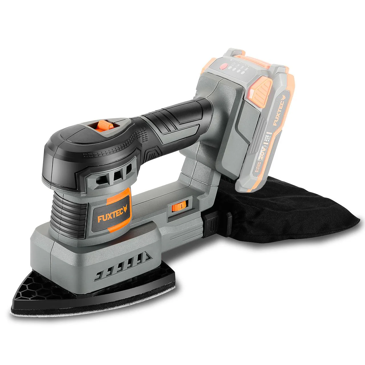 B-WARE Ponceuse delta sans fil 20V FUXTEC FX-E1MS20 sans batterie, sans chargeur