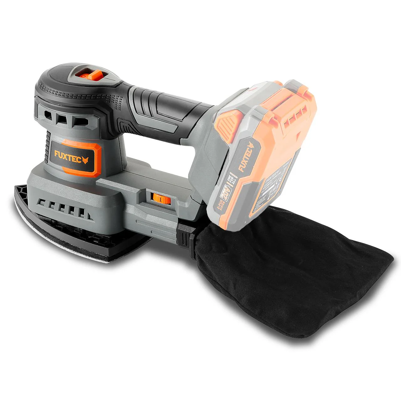 B-WARE Ponceuse delta sans fil 20V FUXTEC FX-E1MS20 sans batterie, sans chargeur - Image 2