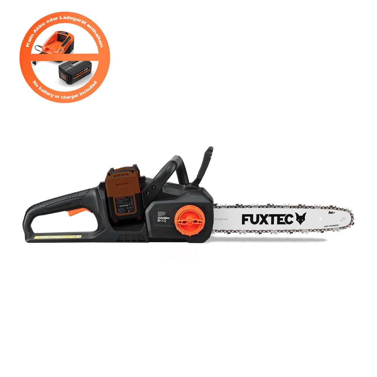 B-WARE Tronçonneuse batterie sans fil 2x20V FUXTEC FX-E2KS sans batterie ni chargeur