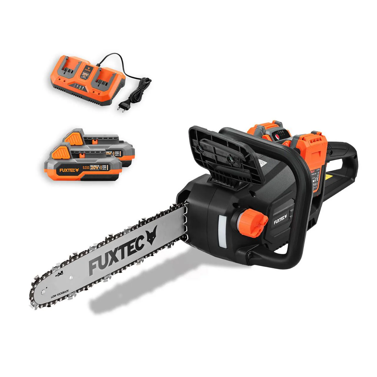 B-WARE Tronçonneuse batterie sans fil 2x20V FUXTEC FX-E2KSSET