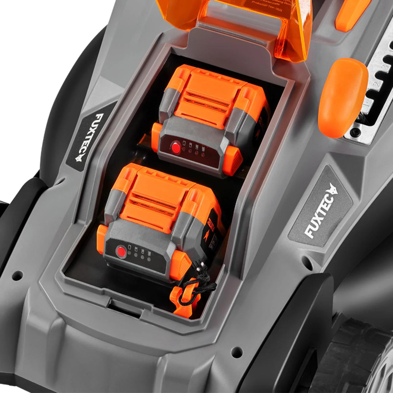 B-WARE Tondeuse à gazon à batterie 40V FUXTEC FX-E2RM37 - Set avec 2 batteries 4Ah et double chargeur 2,4A - Image 6