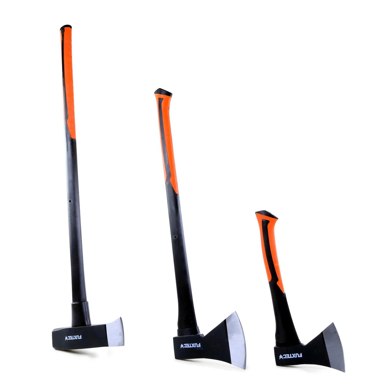 B-WARE Set 4 haches FUXTEC - hachette + hache + hache de fendage + coin fendeur acier - Image 7