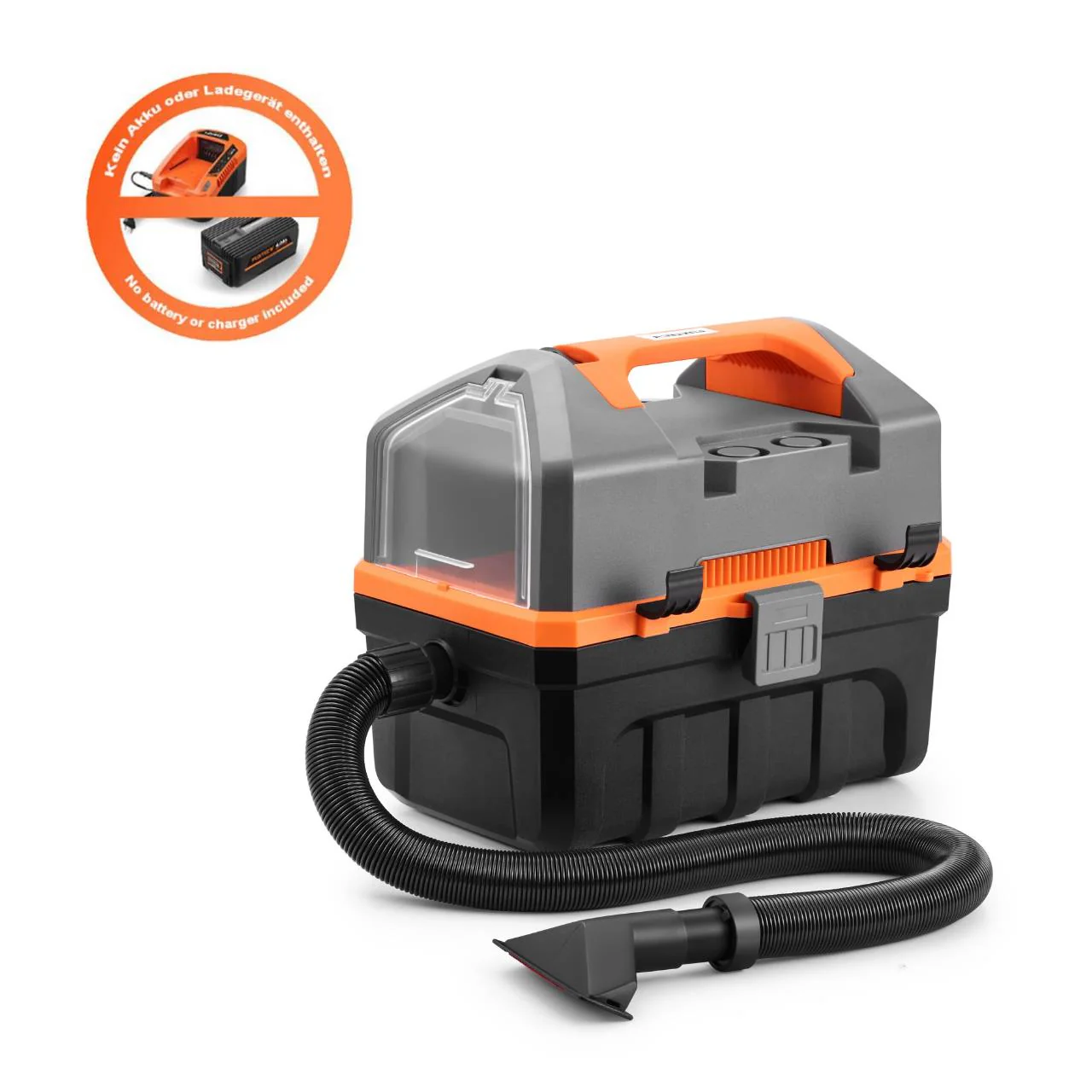 B-WARE Aspirateur eau et poussière sans fil FUXTEC sans batterie, sans chargeur FX-E1VC20