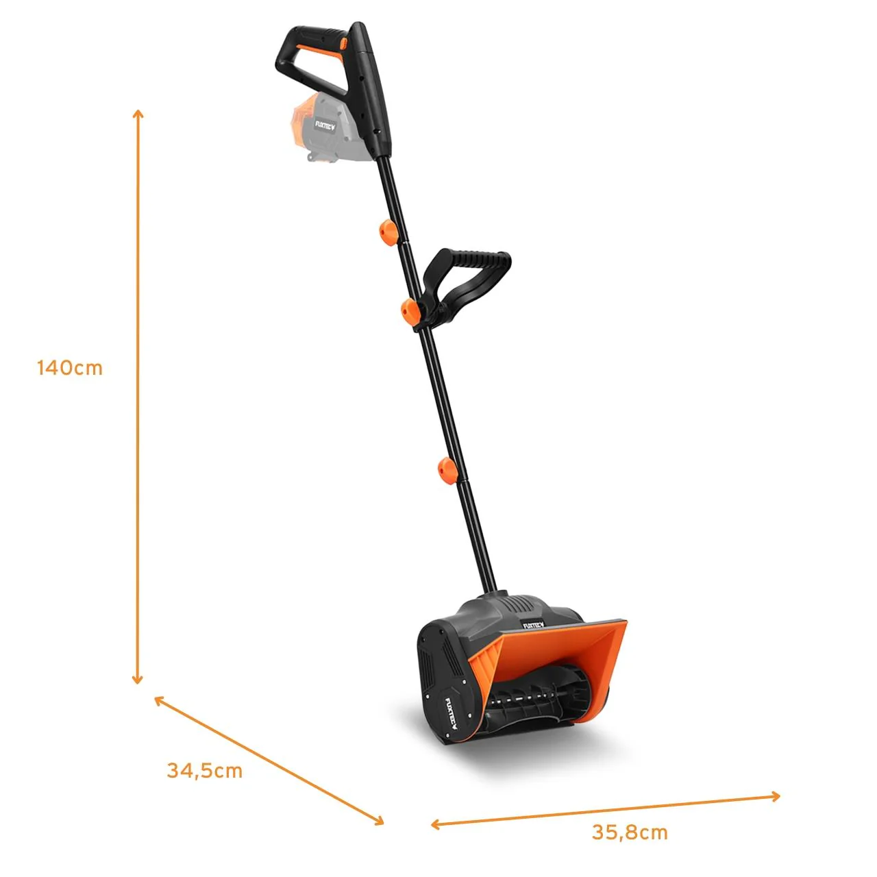 B-WARE FUXTEC Pelle à neige sans fil 20 V FX-E1SCH20 sans batterie ni chargeur - Image 11