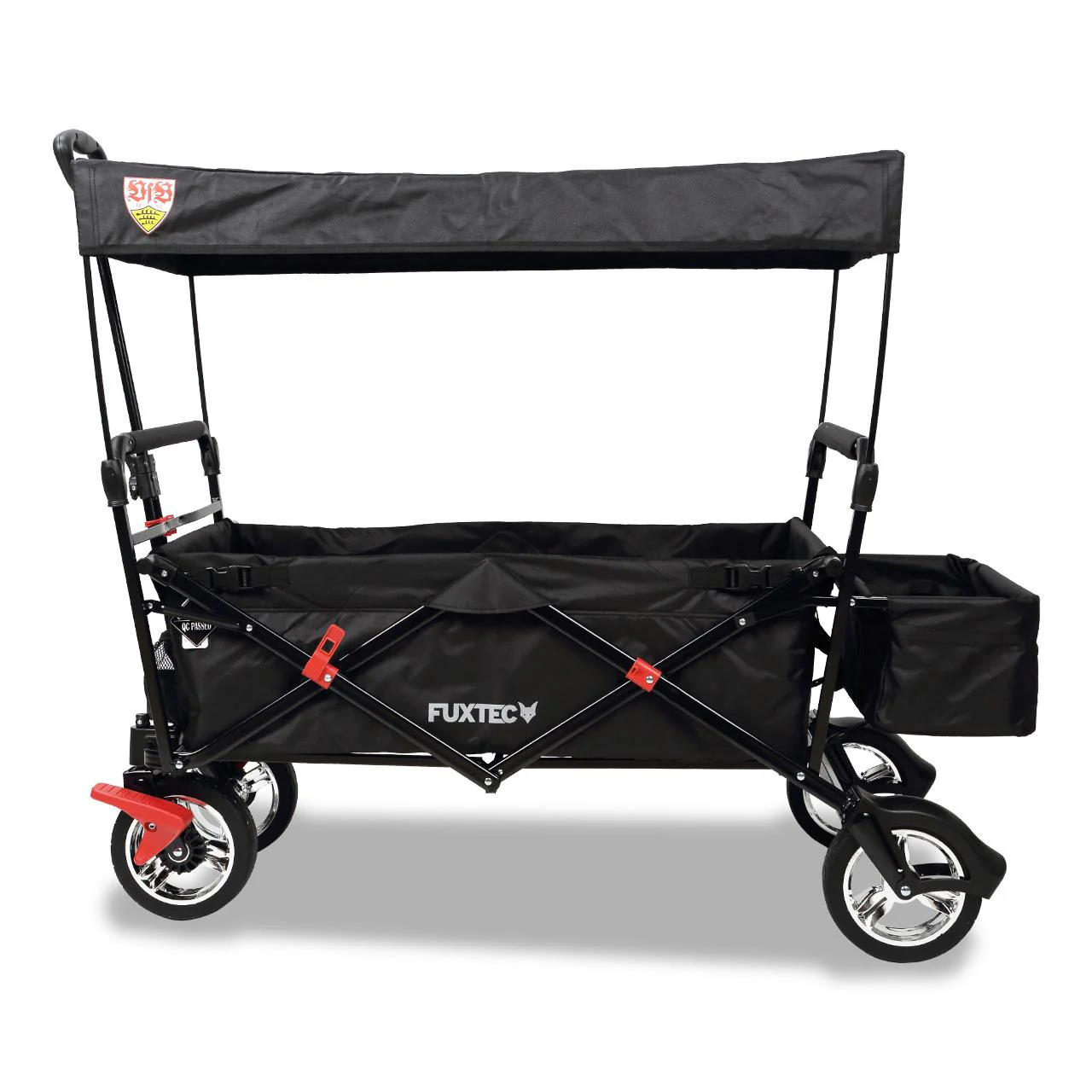 B-WARE FUXTEC Bollerwagen FX-CT500 "VfB Stuttgart" - Edition avec toit solaire - Image 3
