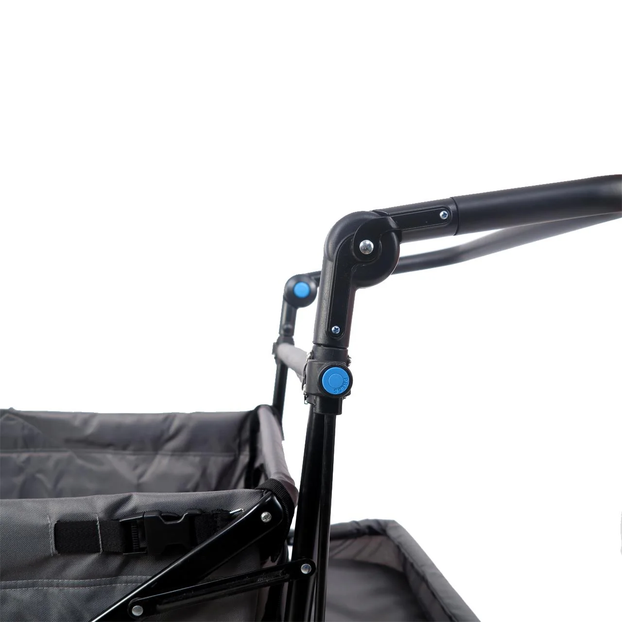 Chariot à main FUXTEC Smart Cruiser Occasion avec toit ouvrant protégé contre les UV, poignée de poussée et extension intérieure - Image 10