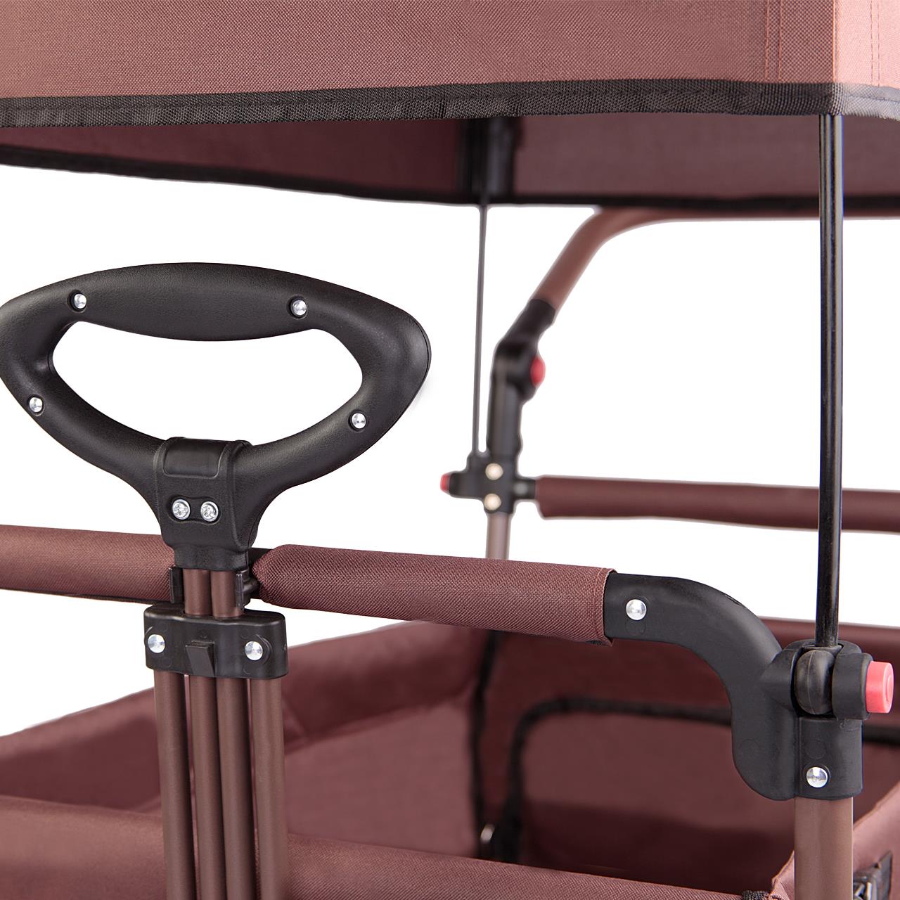 Chariot à main FUXTEC Smart Cruiser Occasion avec toit ouvrant protégé contre les UV, poignée de poussée et extension intérieure - Image 25