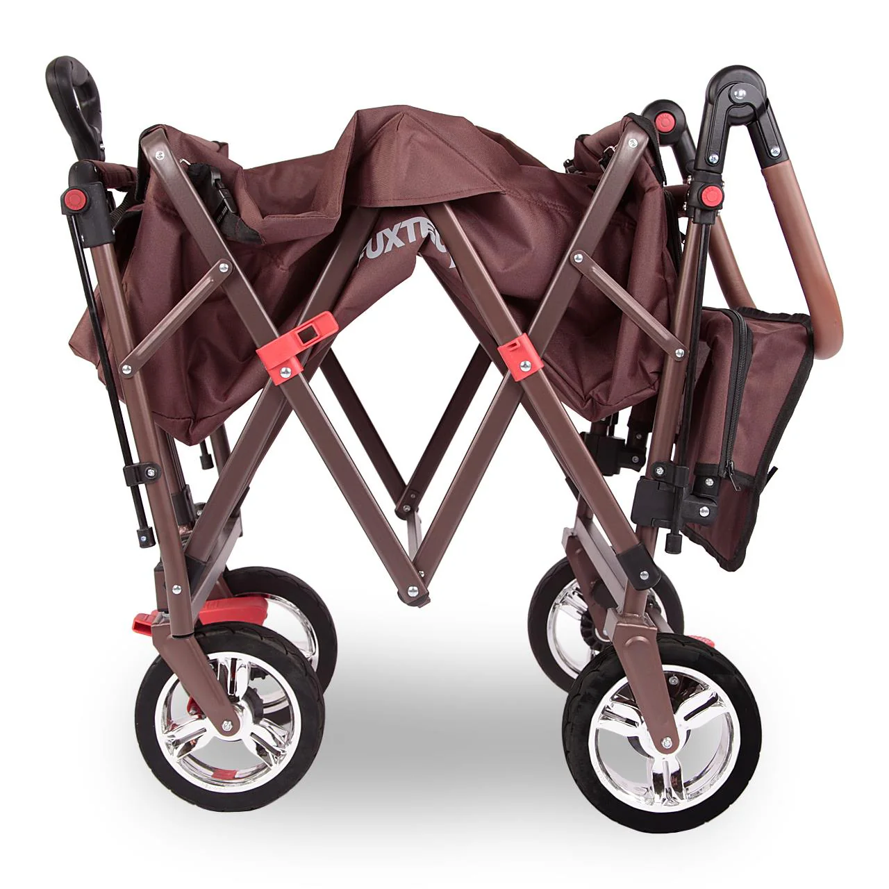 Chariot à main FUXTEC Smart Cruiser Occasion avec toit ouvrant protégé contre les UV, poignée de poussée et extension intérieure - Image 28