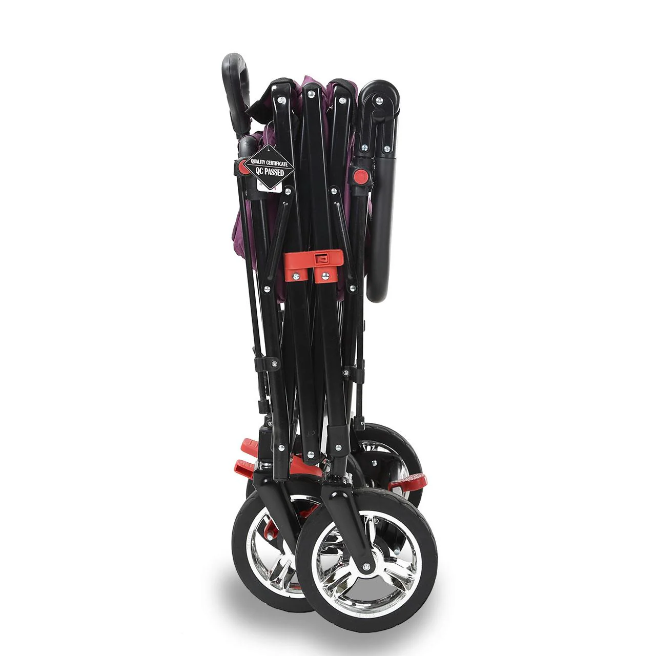 Chariot à main FUXTEC Smart Cruiser Occasion avec toit ouvrant protégé contre les UV, poignée de poussée et extension intérieure - Image 7
