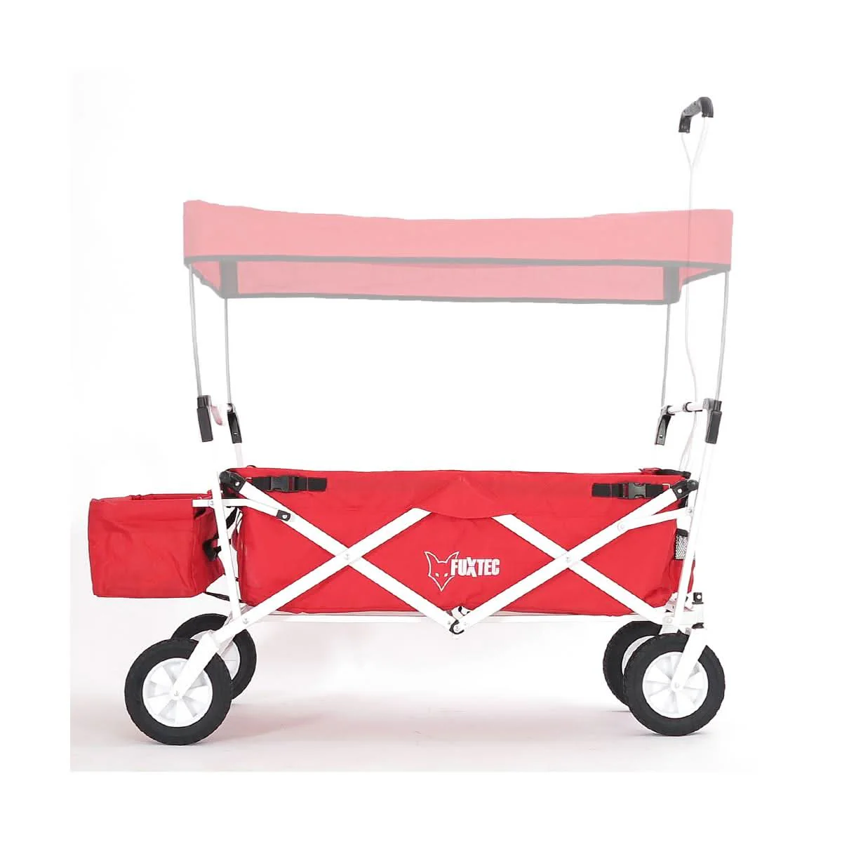 B-WARE FUXTEC Bollerwagen ROT mit Sonnendach JW-76A - Image 9