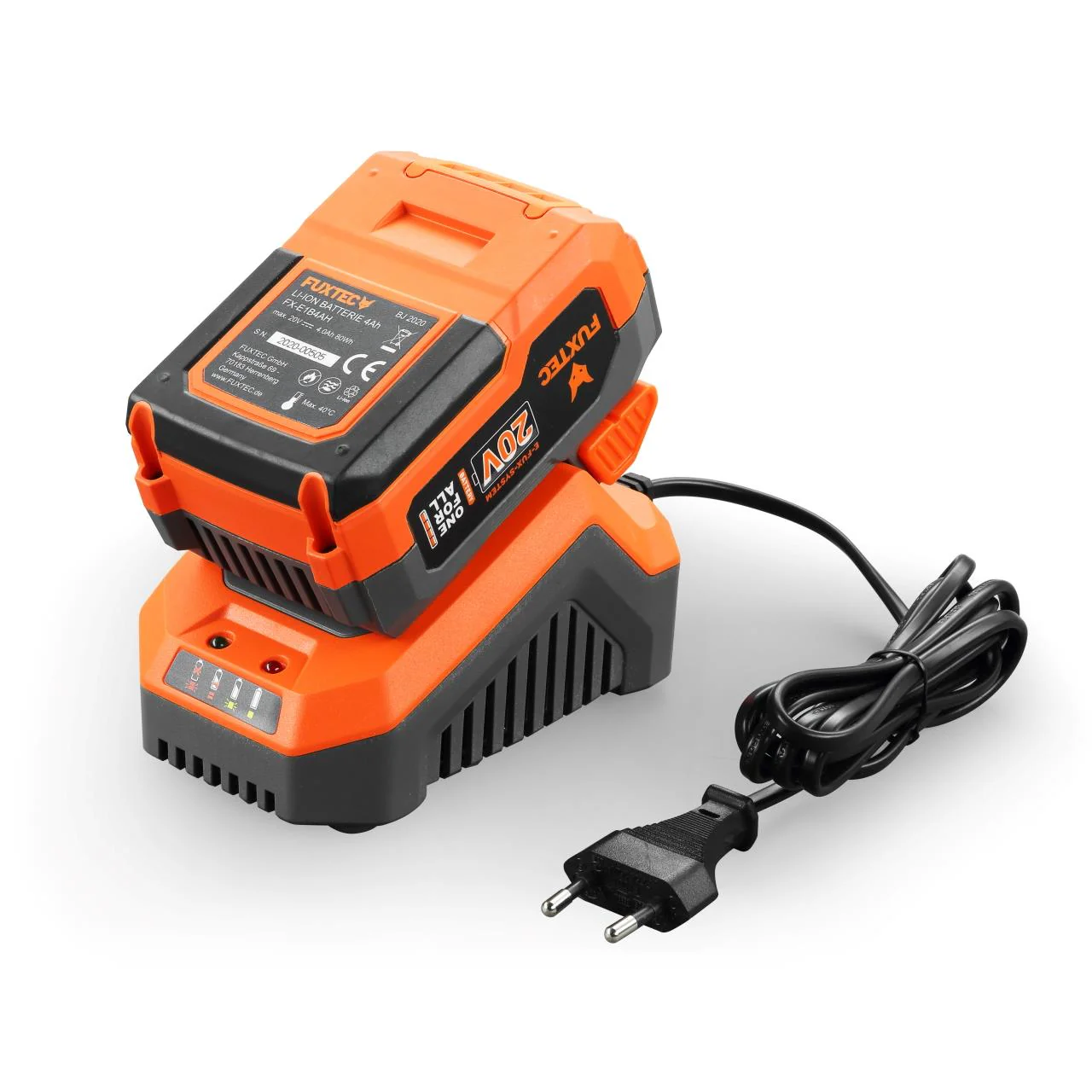 Chargeur rapide 2,4Ah 20V FUXTEC FX-E1LG2A - Image 3
