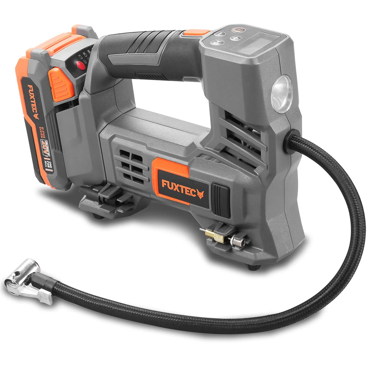 Compresseur batterie 20V FUXTEC FX-E1CI20 - set batterie 2Ah et chargeur 1A - Image 3