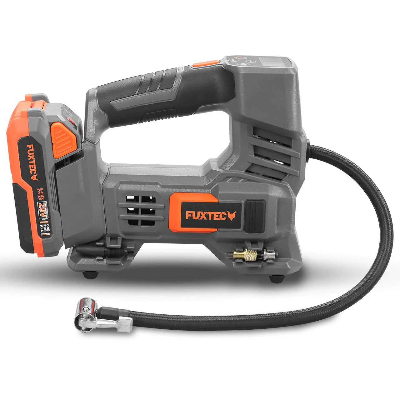 Compresseur batterie 20V FUXTEC FX-E1CI20 - set batterie 2Ah et chargeur 1A - Image 4