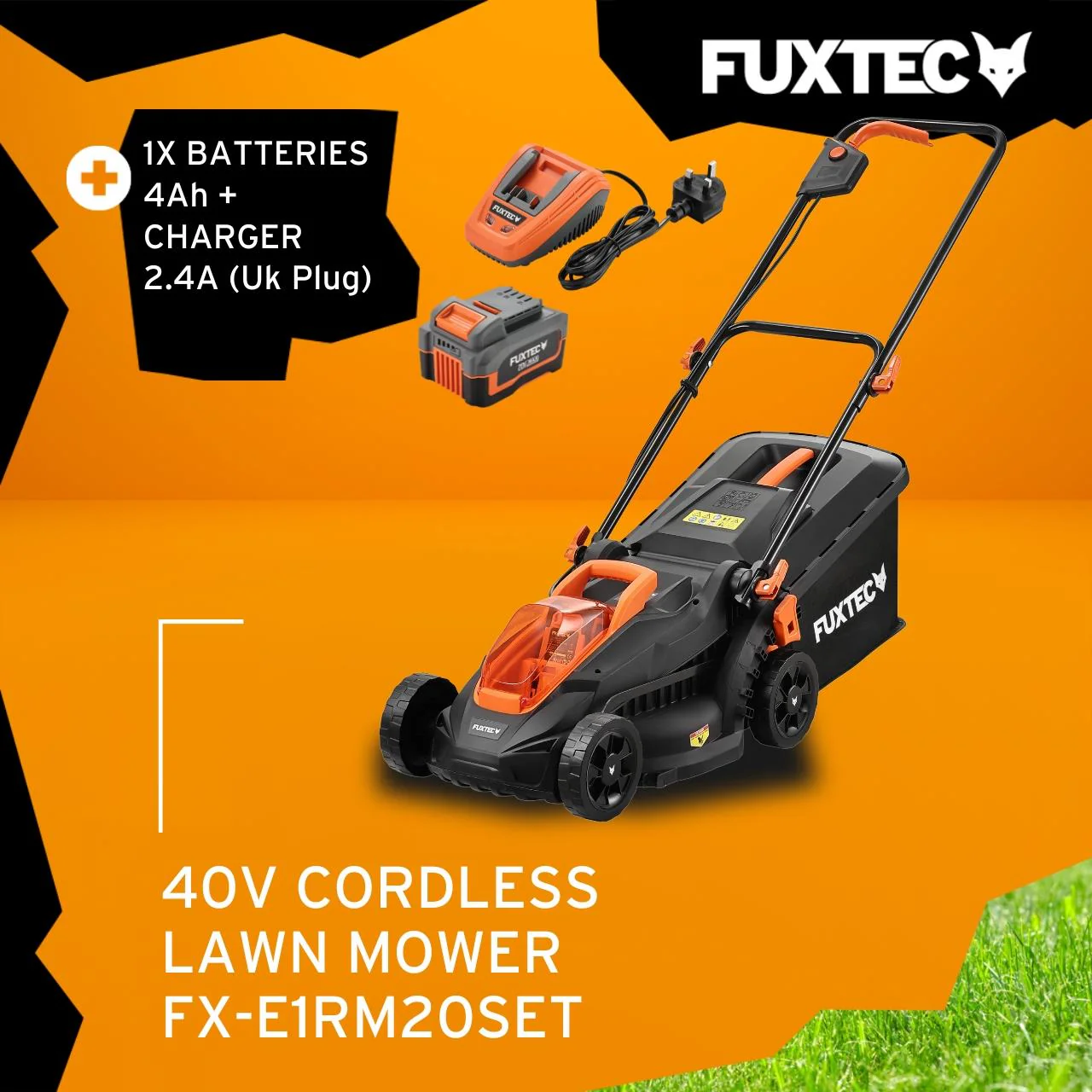 FUXTEC Tondeuse sans fil FX-LM2030SET-UK - Image 2