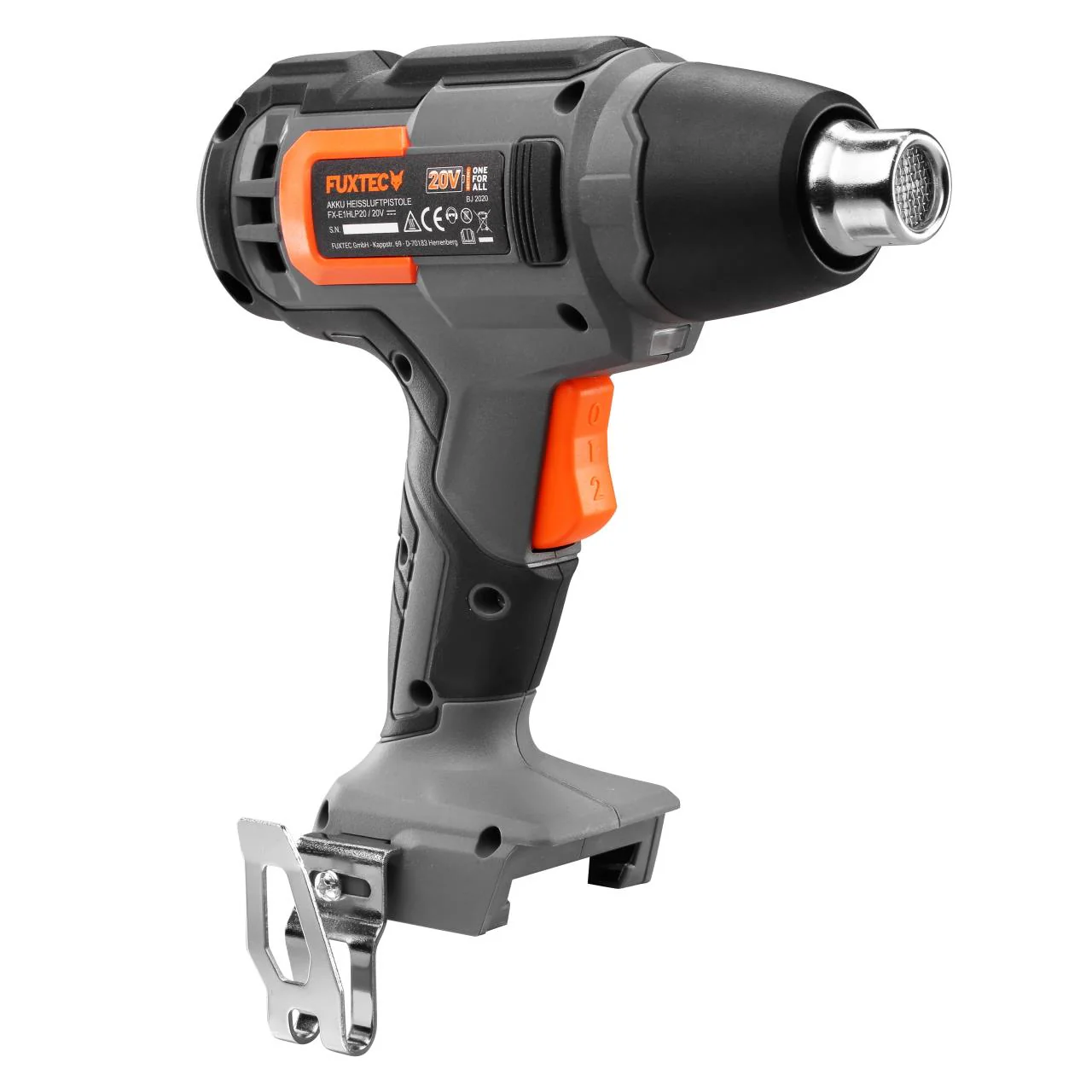 Décapeur thermique sans fil 20V FUXTEC FX-E1HLP20 - Set avec batterie 2Ah et chargeur 2,4A - Image 11