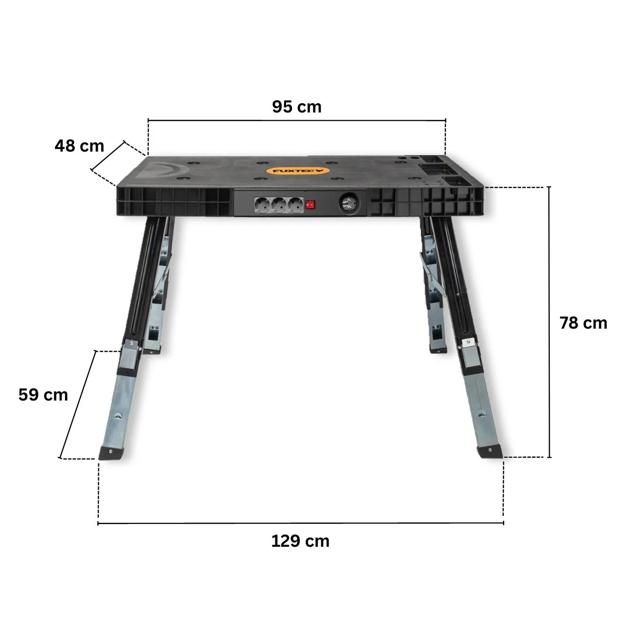 Établi pliable multifonction 5en1 FUXTEC FX-WB - Image 3