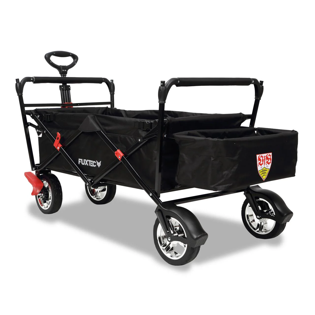 FUXTEC Bollerwagen FX-CT500 "VfB Stuttgart" - Edition avec toit solaire - Image 5