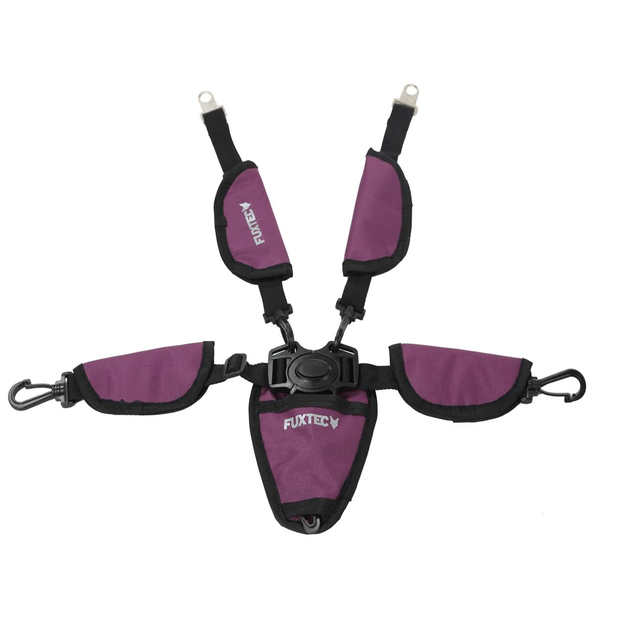 FUXTEC - Ceinture de sécurité 5 points pourpre chariot Premium Cruiser