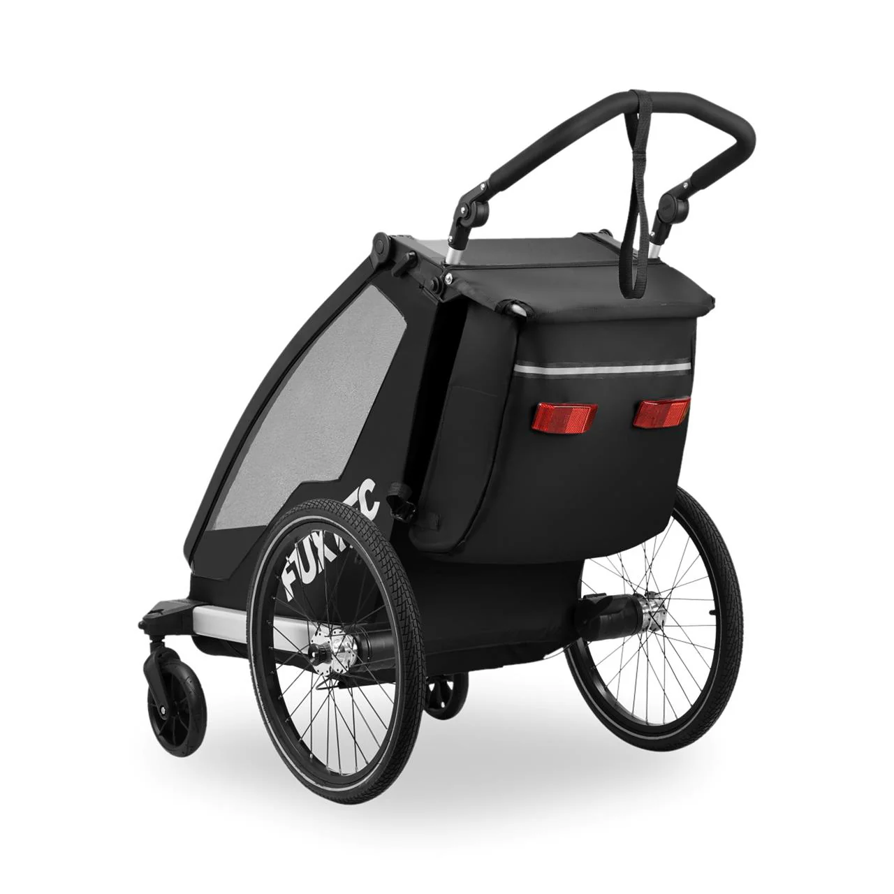 FUXTEC Fahrradanhänger/Jogger Einsitzer FX-FA1S-SET mit Jogger-Rad - Image 5