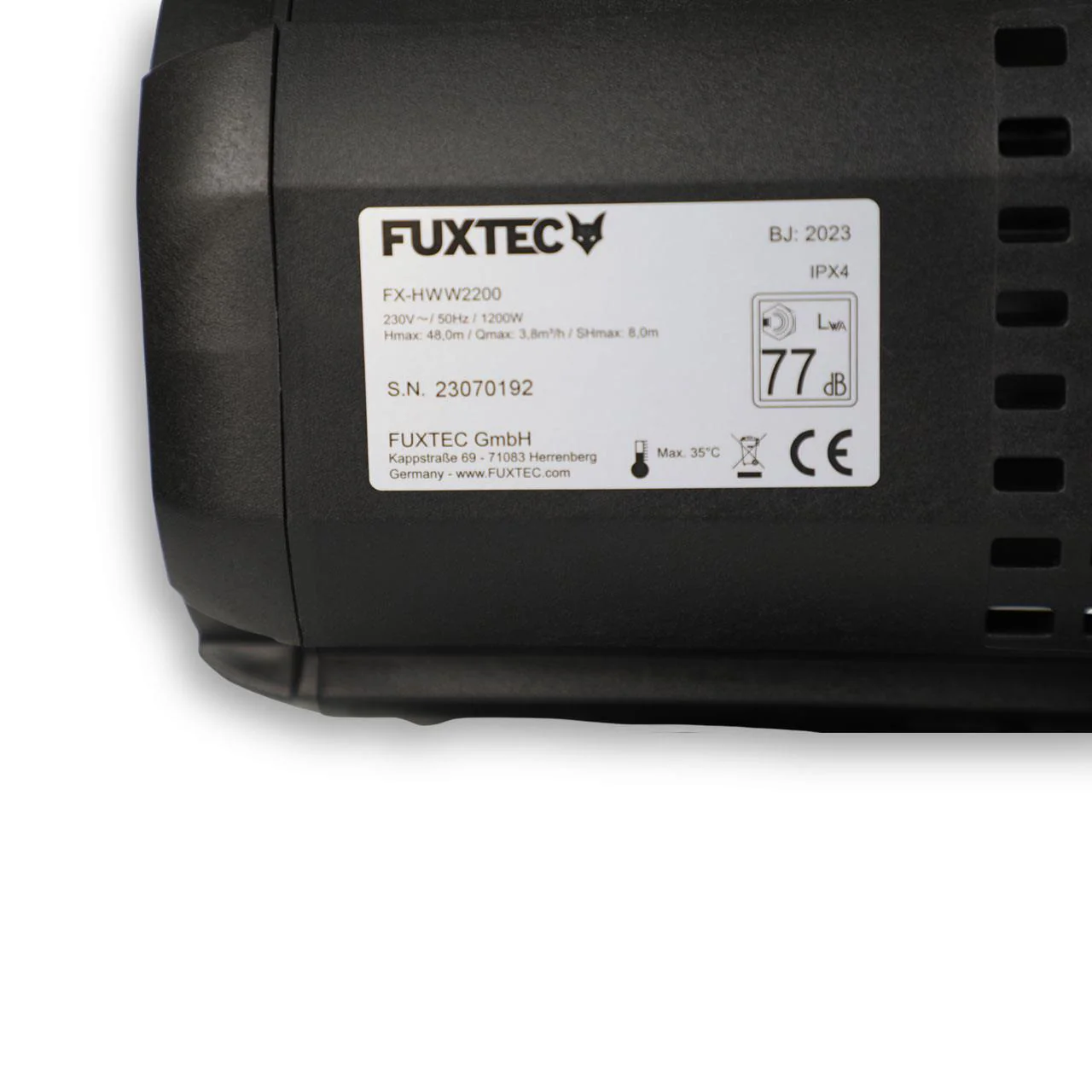 FUXTEC Groupe de surpression FX-HWW2200 - Image 10