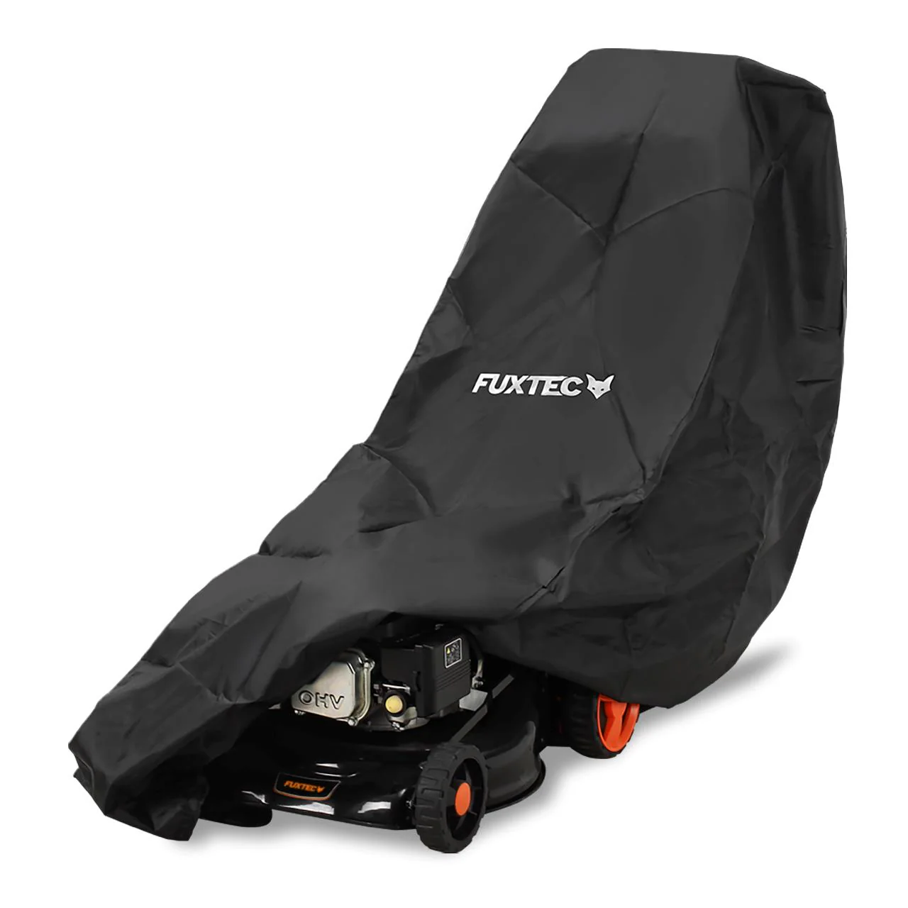 FUXTEC - Housse de protection pour tondeuse à gazon en noir - Image 2