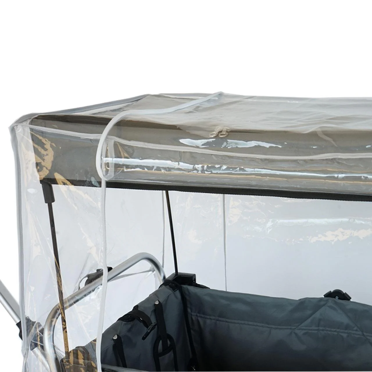 FUXTEC - Protection transparente contre la pluie pour le chariot pliable Super Cruiser - Image 6