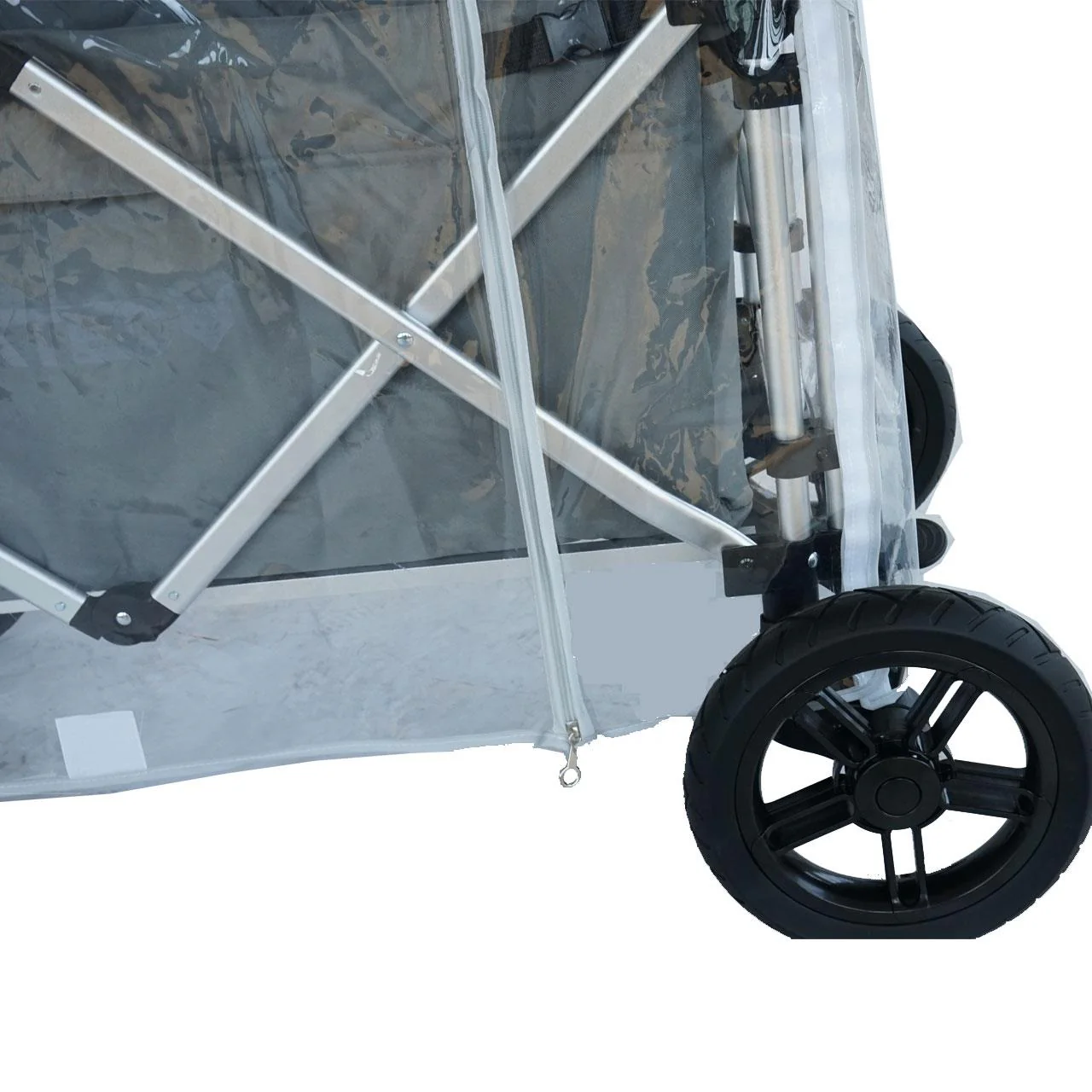 FUXTEC - Protection transparente contre la pluie pour le chariot pliable Super Cruiser - Image 7