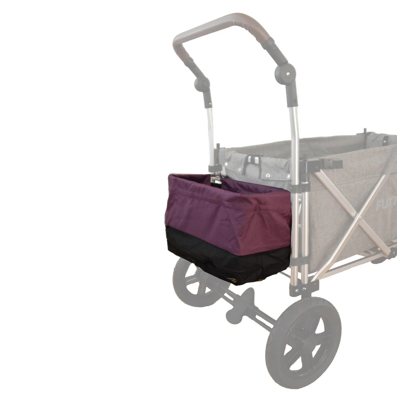 FUXTEC - Sac arrière pourpre chariot Super Cruiser