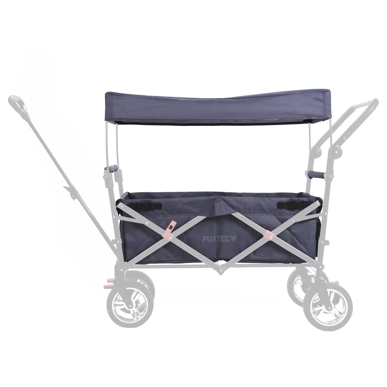 FUXTEC - Set complet tissu gris chariot de transport Easy Cruiser