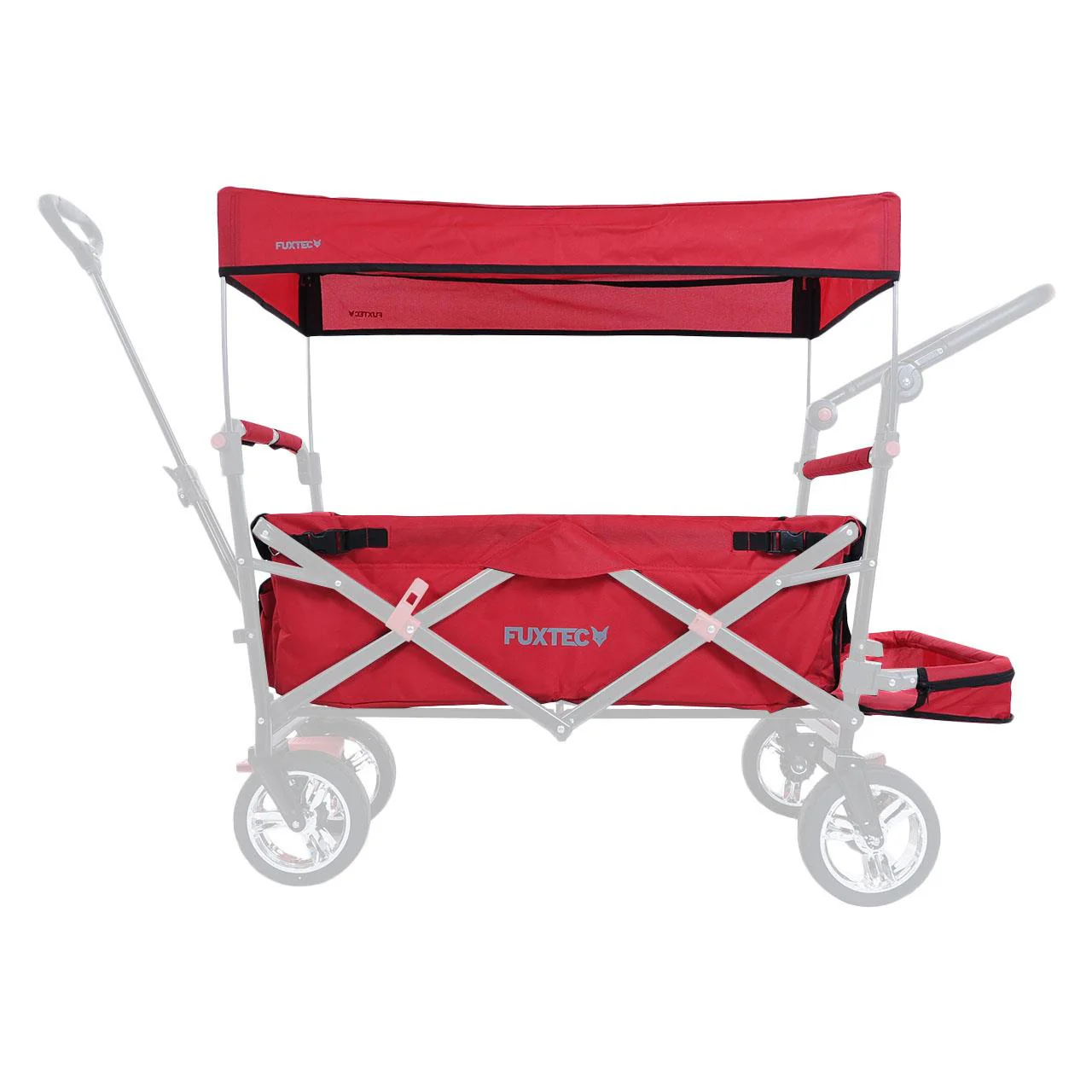 FUXTEC - Set complet tissu rouge chariot de transport Smart Cruiser
