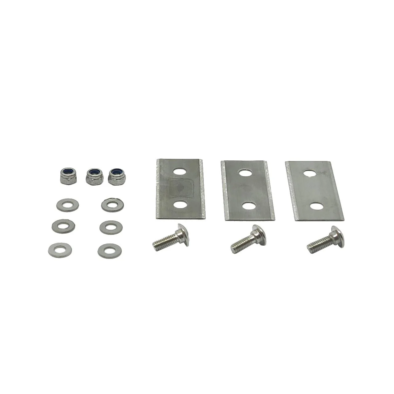 FUXTEC - Set de 3 lames avec vis et écrous. Convient au robot-tondeuse FX-RB144